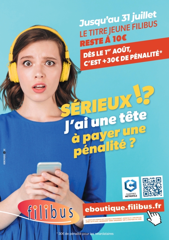 Transport scolaire - 1er mai 2025 - Début de la campagne d'achat ou de renouvellement des titres jeunes sur la eboutique Filibus
