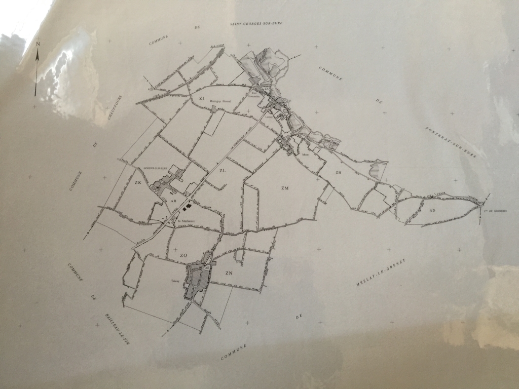 Plan de Nogent-sur-Eure de 1957