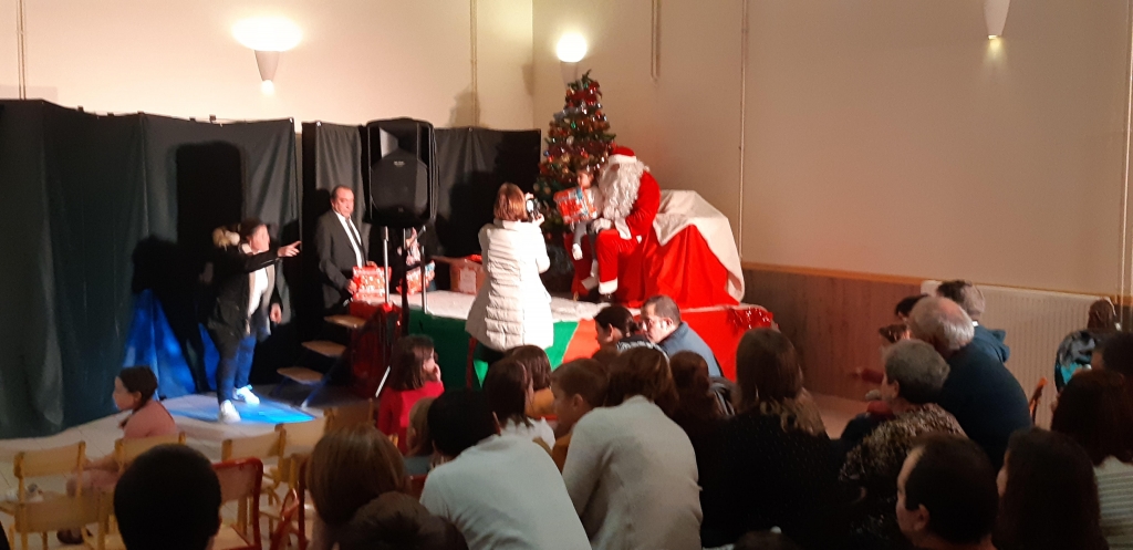 La distribution des cadeaux