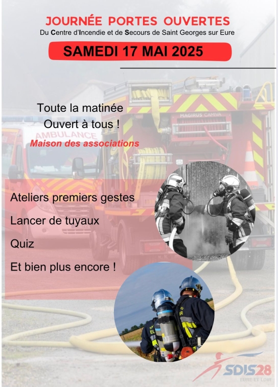 Journée Portes Ouvertes des Pompiers  17 mai 2025